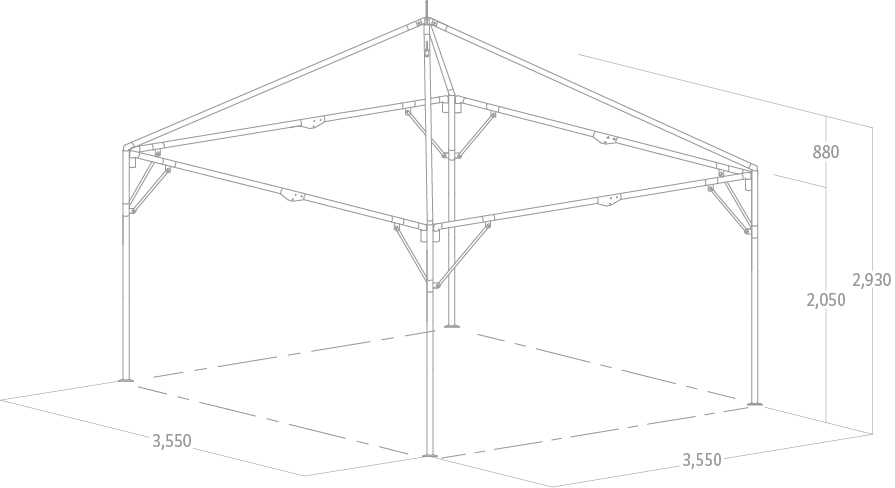 アーバルテント1山